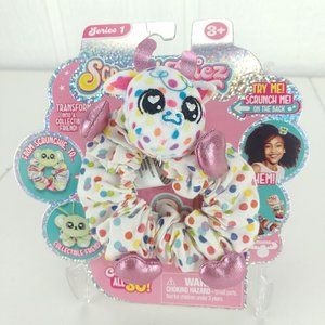 Scrunchmiez Series 1  Kiwi Cow Scrunchie to Collectible Friend Moose Toys Rare